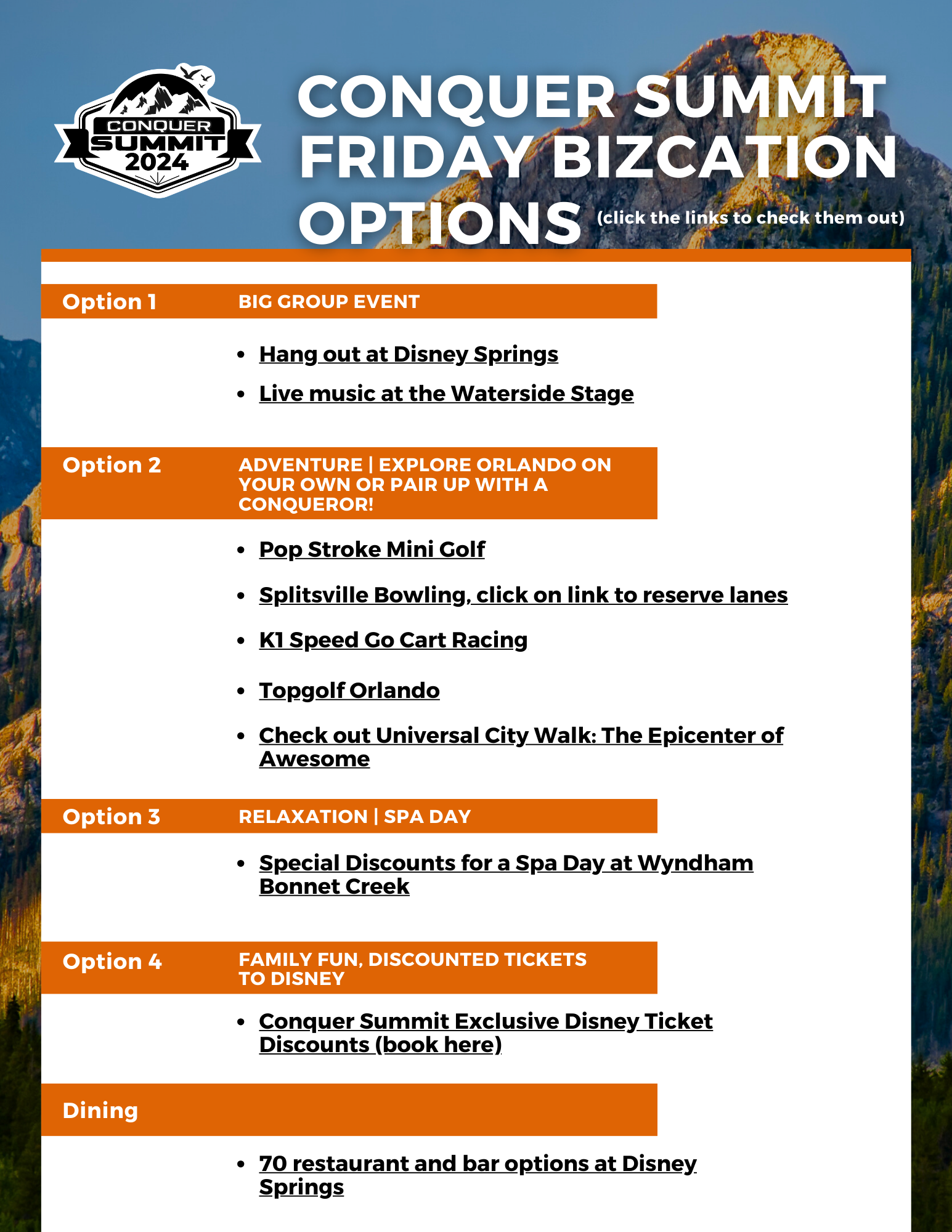 Conquer The Summit 2024 Schedule Iona Elsinore